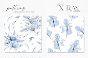 Icy Blue  - Transparent flowers, an Object Illustration by Olga Koelsch (Thumbnail 14 of 16)