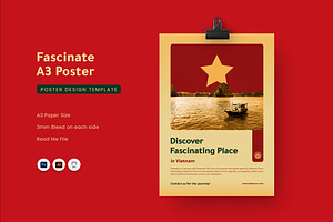 Fascinate - Poster Template, a Poster Template by Fannan Studio