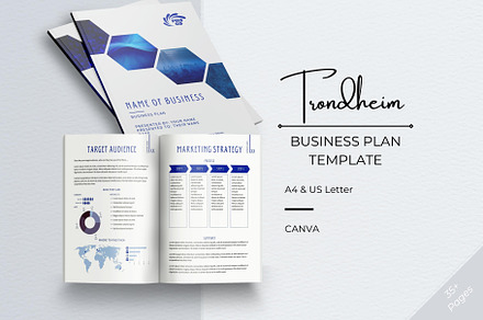 Stylish Business Plan Canva Template