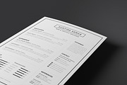 Resume/CV, a Resume Template by Diverter (Thumbnail 4 of 5)