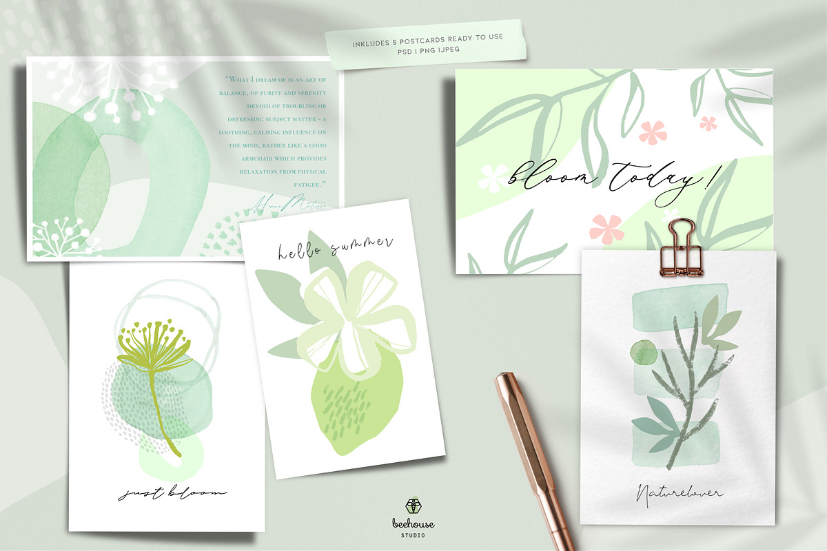 Modern Abstract Graphic Clipart, a Decorative Illustration by beehouse studio (Photo 8 of 13)