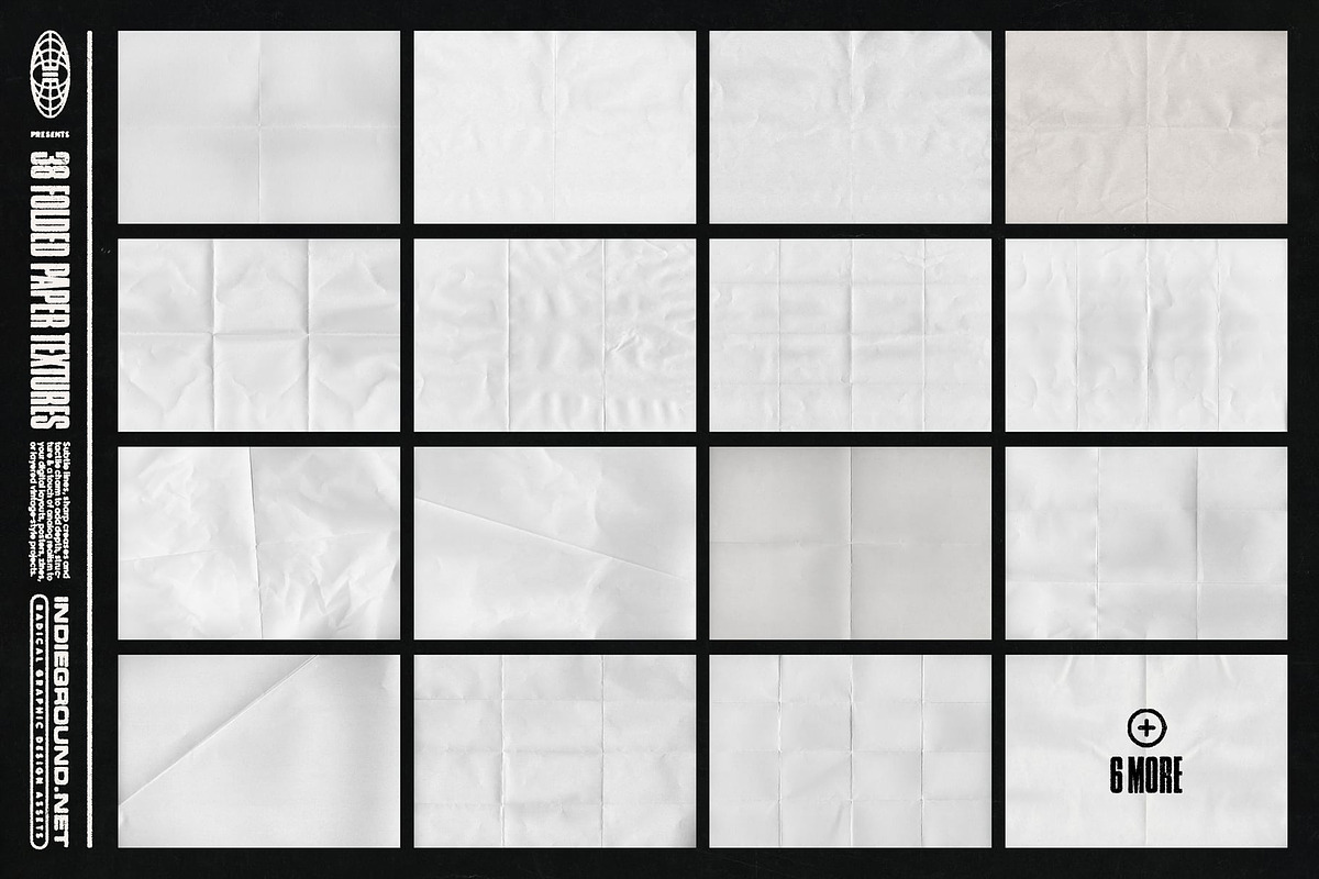Folded Paper Textures, a Texture Graphic by Indieground Design Inc. (Photo 4 of 4)