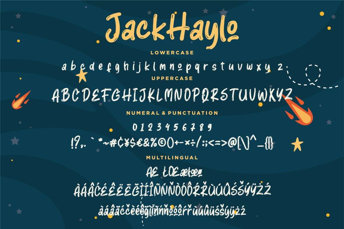 Jack Haylo Advertisement Font preview 7