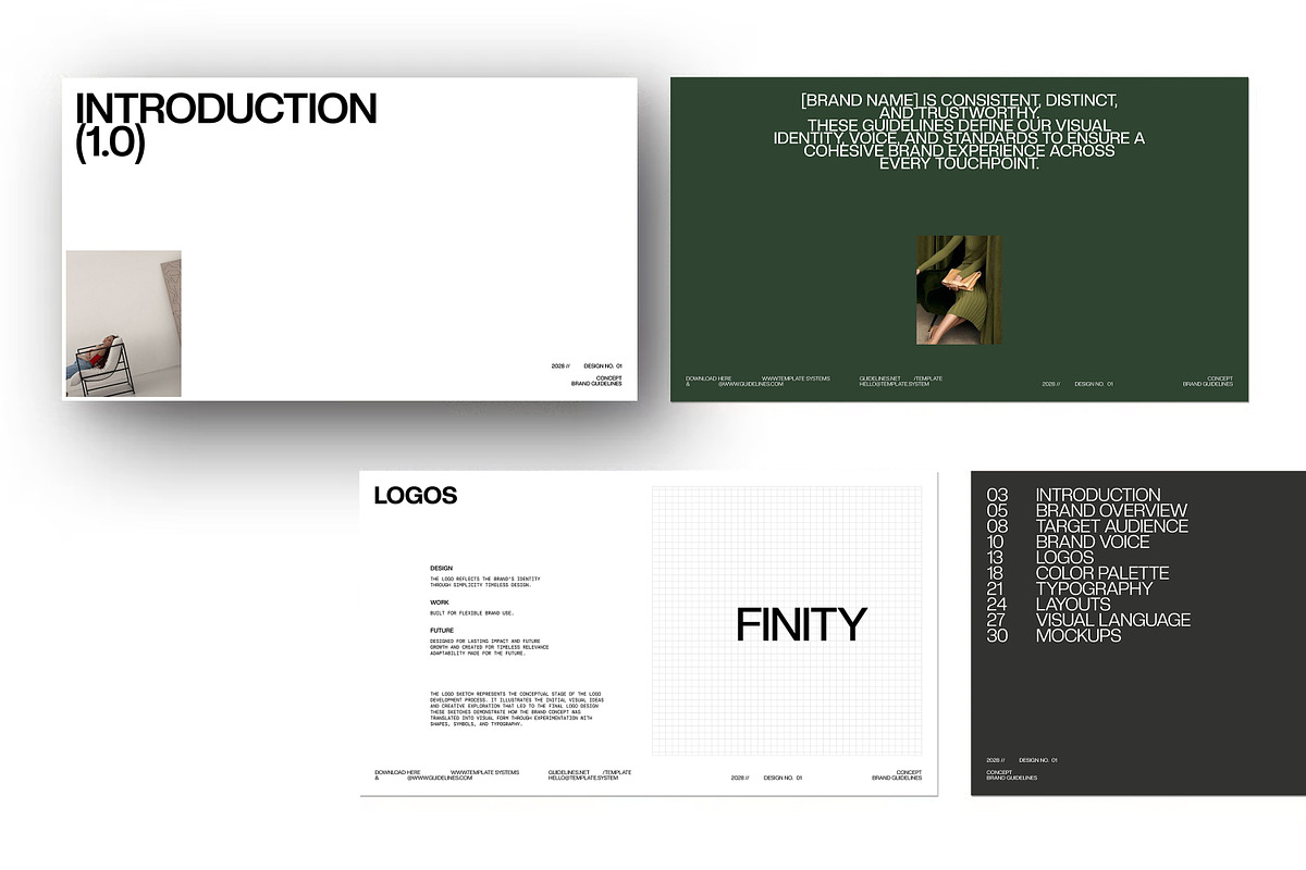 FINITY | Brand Guidelines CANVA, a Presentation Template by creathrivestudio (Photo 10 of 11)