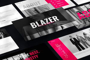 Blazer  PowerPoint Presentation, a Presentation Template by Stock Shape