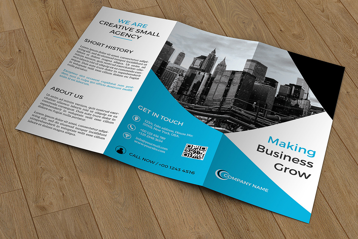 Trifold Business Brochure-V422, a Brochure Template by Template Shop (Photo 1 of 3)