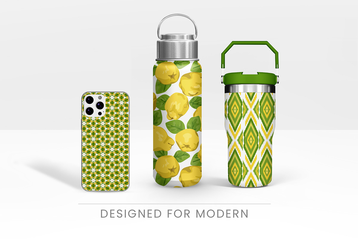 Quince Patterns & Graphic Objects., a Pattern Graphic by IrinaCzaran (Photo 2 of 6)