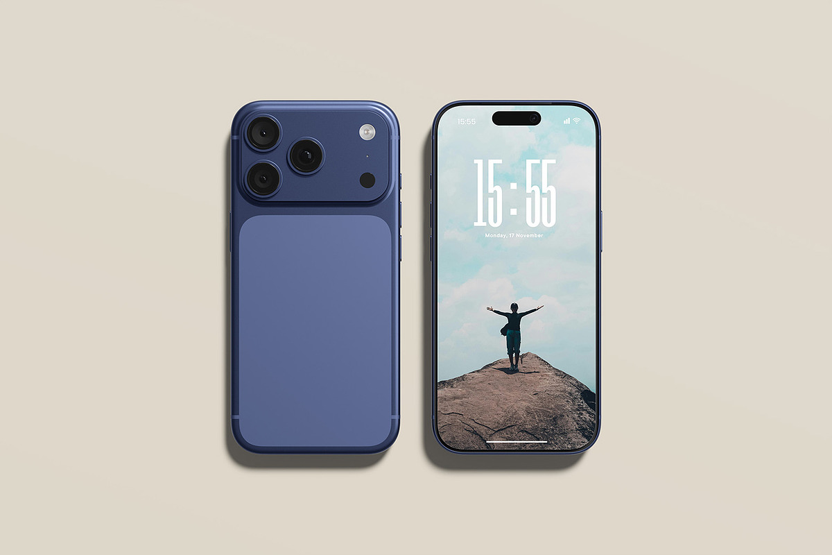 iPhone 17 Pro Mockup, an iPhone Mockup by ZifaraDesign (Photo 11 of 13)