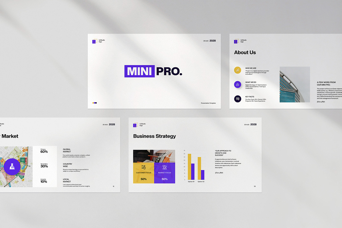 Mini Pro Presentation Template preview 6