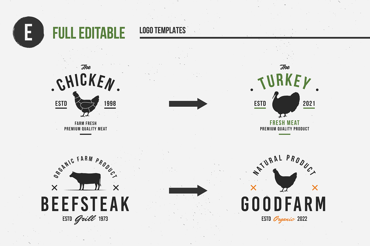 Farm Animals Logo & Graphics, a Branding & Logo Template by DenysHolovatiuk (Photo 4 of 13)