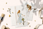 MIDSUMMER watercolor collection, a Person Illustration by long summer (Thumbnail 4 of 15)