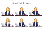 Business woman kit, a Work Illustration by Volha Hlinskaya (Thumbnail 4 of 6)