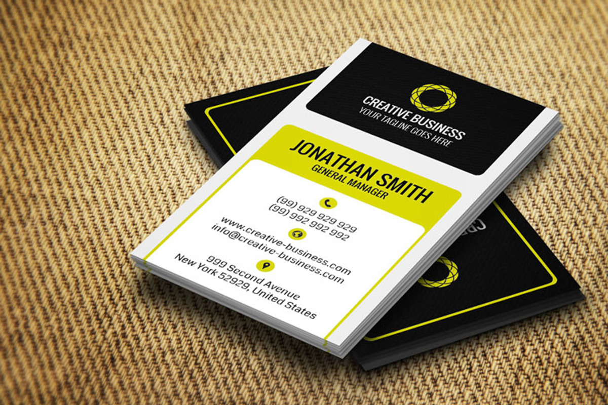 Modern Corporate Business Card CM019, a Business Card Template by annozio (Photo 2 of 4)