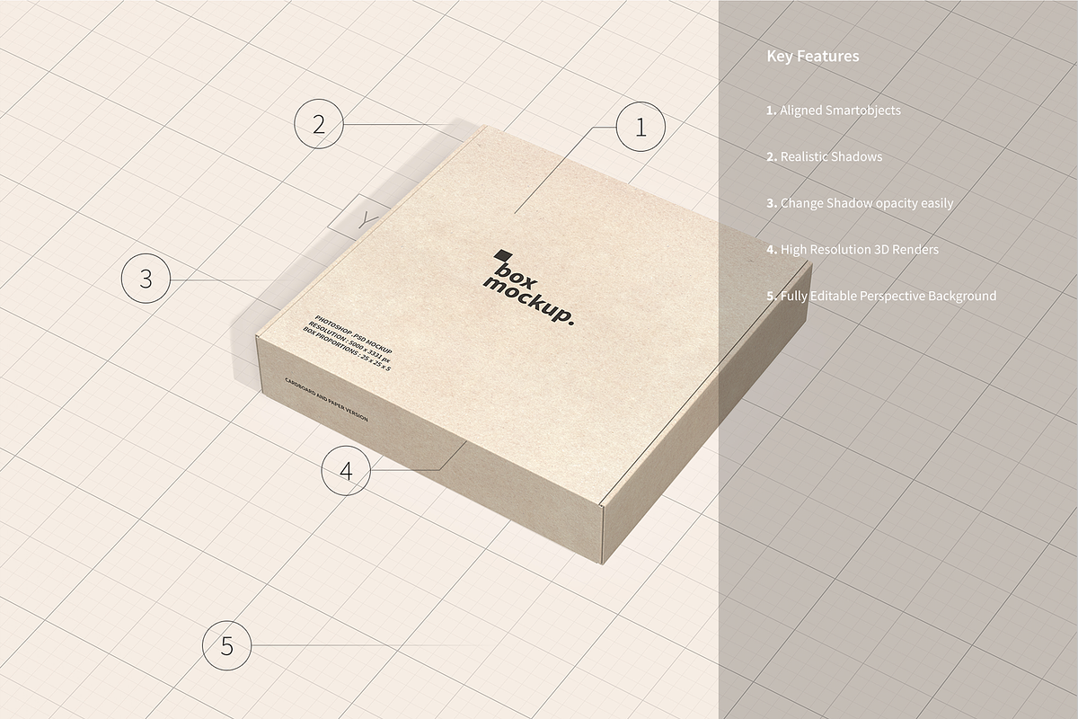 Mailing Box Packaging Mockups, a Merchandise Mockup by shaikerintu (Photo 3 of 12)