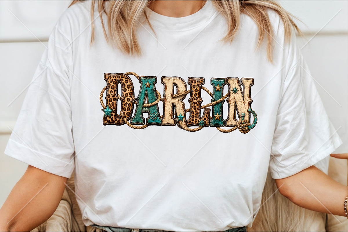 Darlin Leopard Western Cowgirl PNG, a Seasonal Illustration by Canvas Craft (Photo 3 of 6)