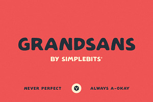 Grandsans — Vintage lettering font