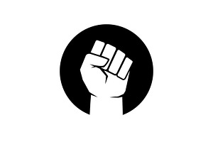 Black Lives Matter symbol, a Person Illustration by GraphiShop