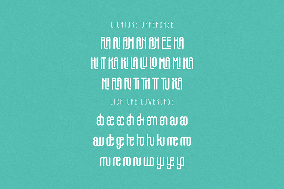 Marstian Monoline Condensed Sans, a Sans Serif Font by Cruzine (Photo 7 of 9)