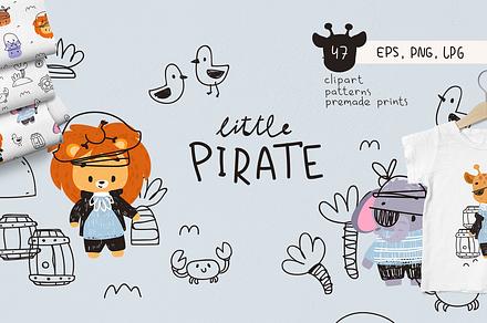 Little Pirate. Clipart