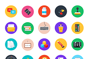 Flat Education Icons, a Duotone Icon by Brickclay (Thumbnail 6 of 6)