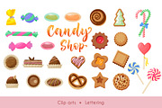 Candies and Cookies Clipart Set, a Pattern Graphic by Natali_Zhy (Thumbnail 7 of 7)