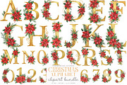 Elegant Christmas Alphabet Sublimati, an Illustration by SinaCreation (Thumbnail 1 of 7)