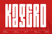 Kagero Rounded – Condensed Display, a Sans Serif Font by Youthlabs Studio (Thumbnail 1 of 12)
