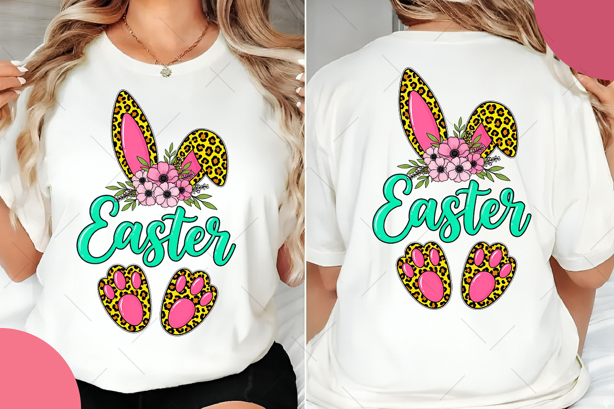 Leopard Print Easter Bunny Ears PNG, an Illustration by OK Design (Photo 4 of 6)