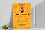 April Fools Flyer Template Design, a Flyer Template by MightyDesign (Thumbnail 1 of 7)