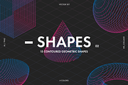Contoured Vector Geometric Shapes, an Object Graphic by ME_COLLAGE (Thumbnail 17 of 17)
