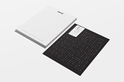 Minimal Black and White Brand Kit, a Stationery Template by Viaduc (Thumbnail 1 of 5)