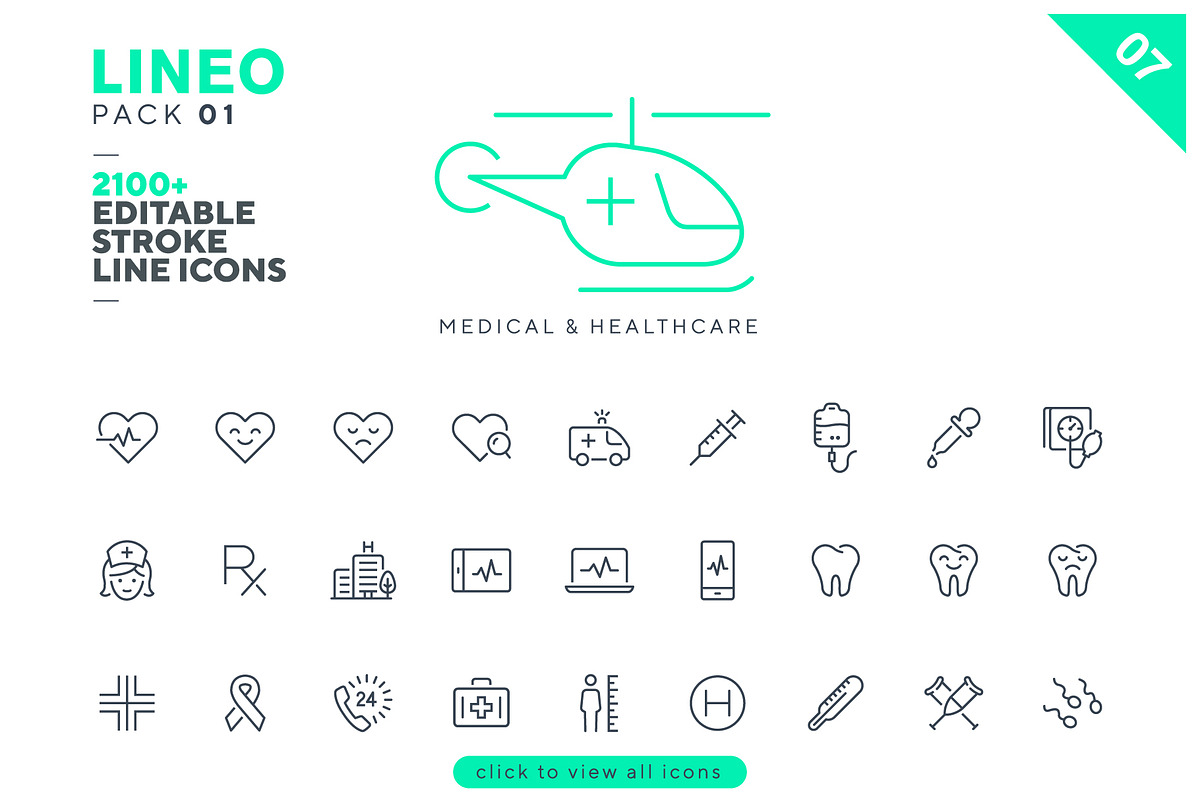 LINEO 1 - 2100+ icons, an Outline Icon by sharpnose (Photo 12 of 14)