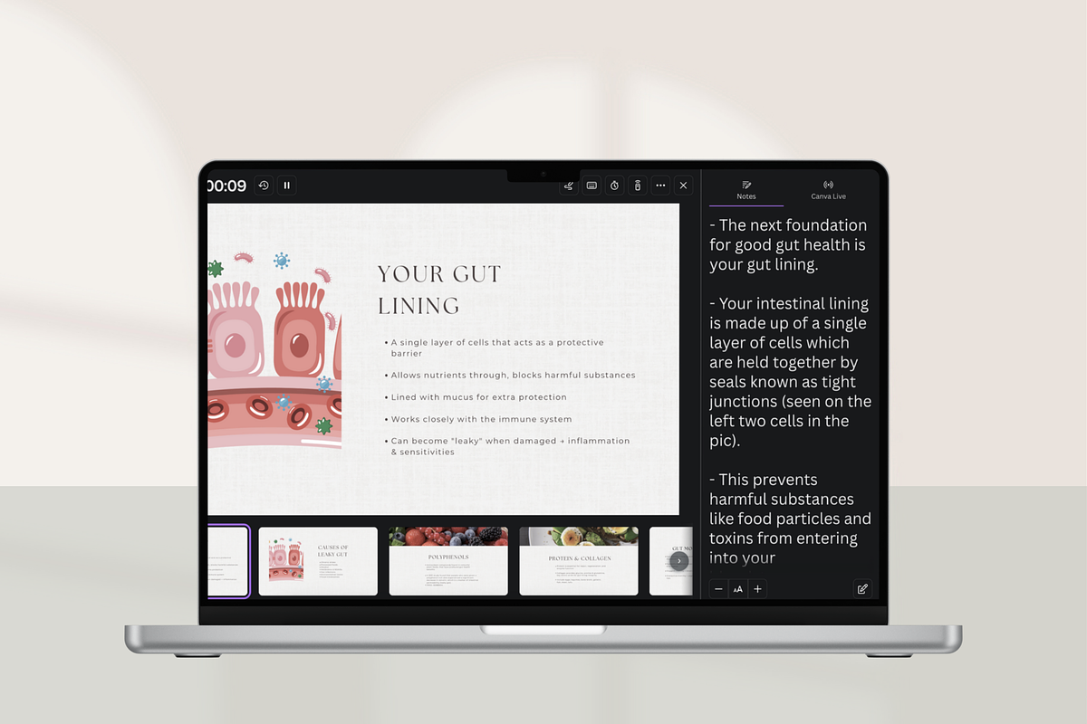 Gut Workshop Done-For-You Canva, a Presentation Template by Naturopath Hub (Photo 7 of 9)