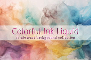 Abstract Liquid Backgrounds - Pastel