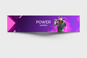 Youtube Gaming Header, a Social Media Template by Jaisivakumar (Thumbnail 2 of 8)