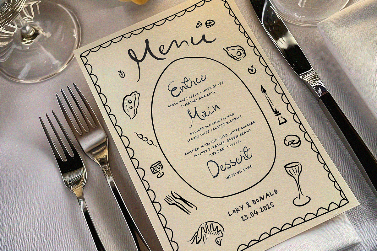 Whimsical Wedding Illustrations SVG, an Illustration by Calamar Studio (Photo 6 of 33)