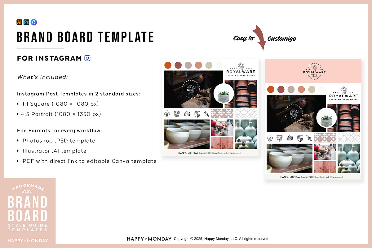 Brand Board Style Guide Templates preview 3