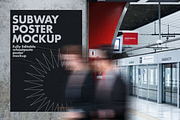 Subway Poster Mockup, a Print Template by Angelo Barrientos (Thumbnail 2 of 3)
