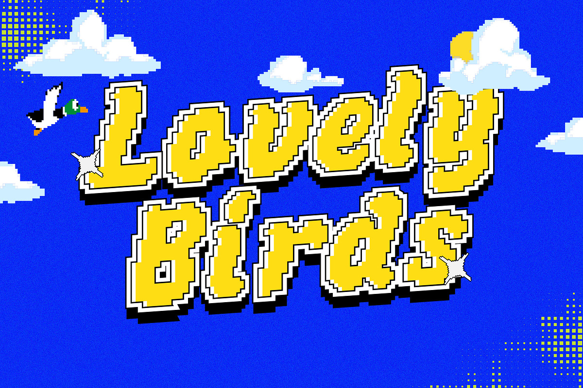 Ohleys Pixelated Font, a Handwritten Font by Angin Studio (Photo 11 of 15)