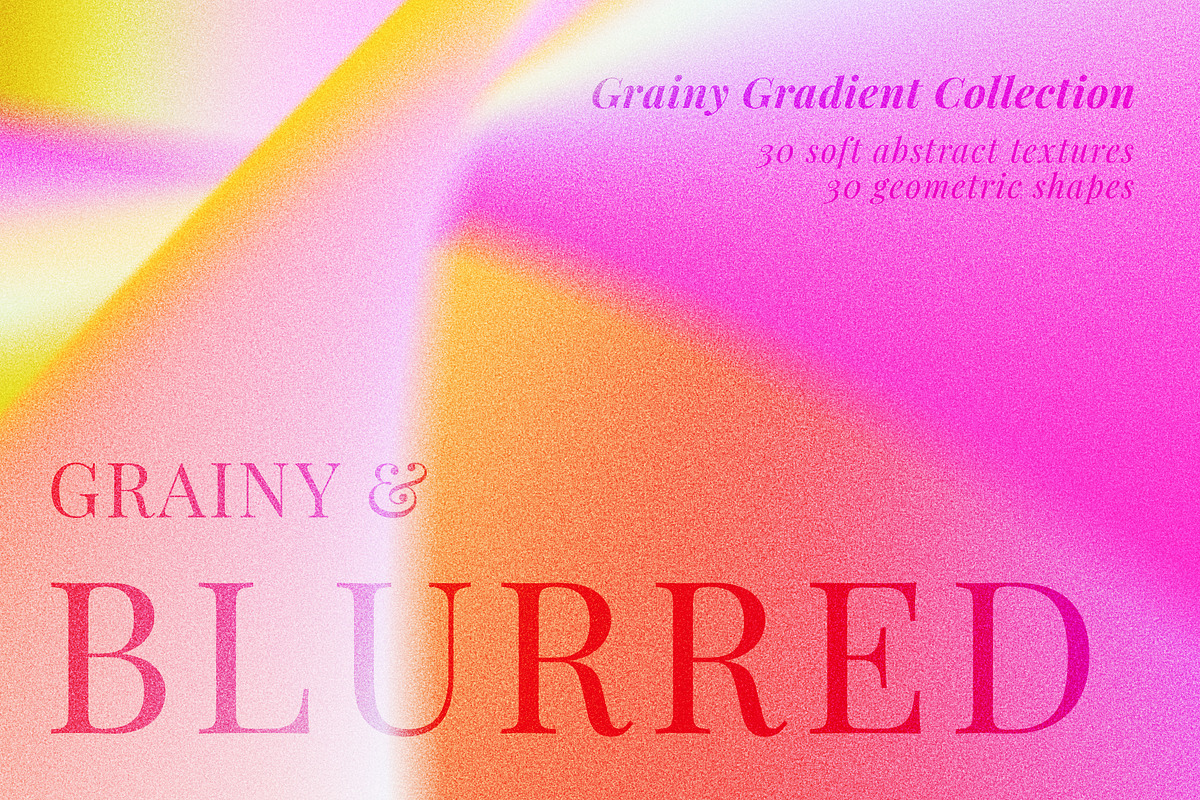 Neon Grainy Gradient Texture Pack