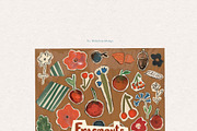Fall Cottagecore Frames Backgrounds, a Decorative Illustration by whiteheartdesign (Thumbnail 18 of 22)