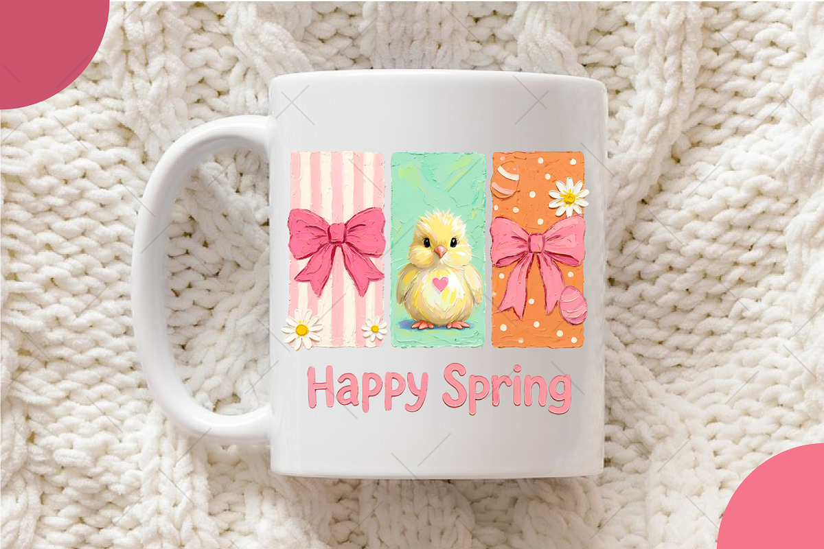 Happy Spring Coquette Chick PNG, an Illustration by OK Design (Photo 5 of 5)