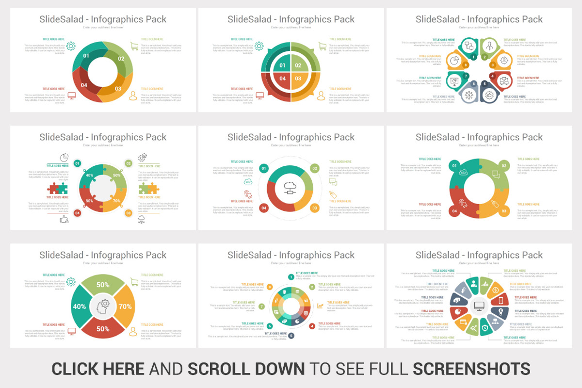 Best PowerPoint Infographics Pack, a Presentation Template by SlideSalad (Photo 8 of 10)