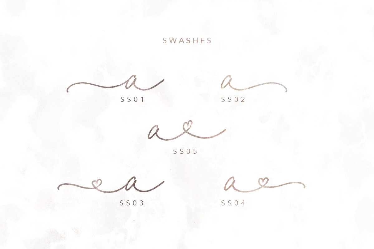 Her Him - Long Handwritten Script, a Script Font by Sarid Ezra (Photo 7 of 9)