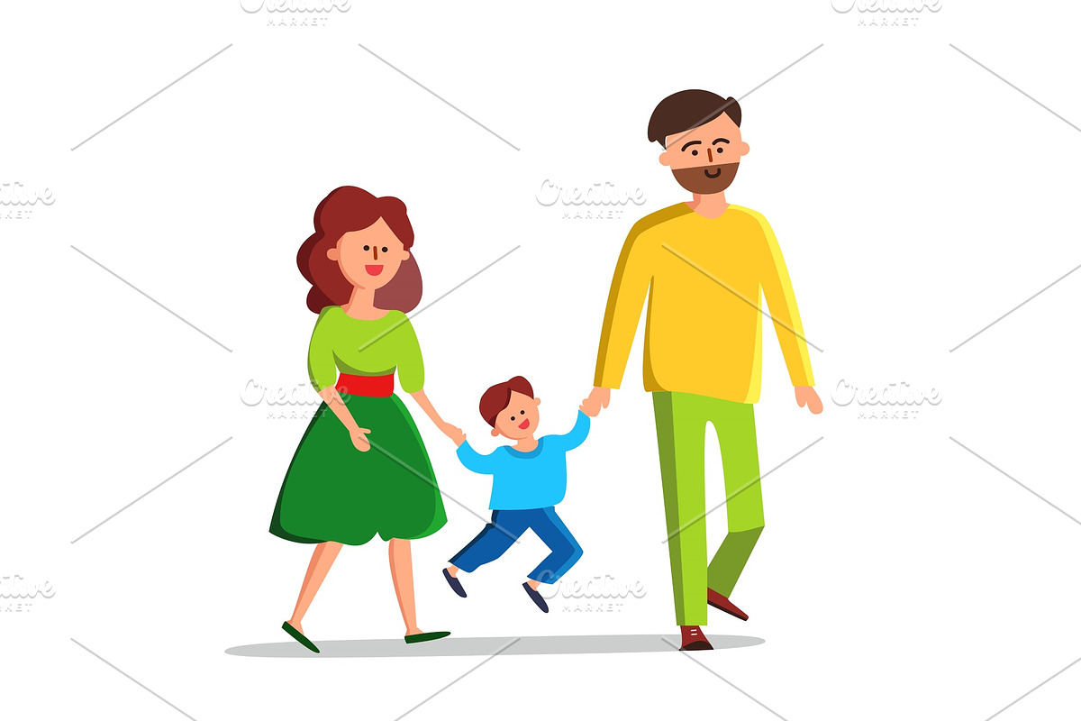 Happy Family Father, Mother And, a Person Illustration by pikepicture ...