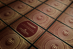 Gold Luxury Business Card