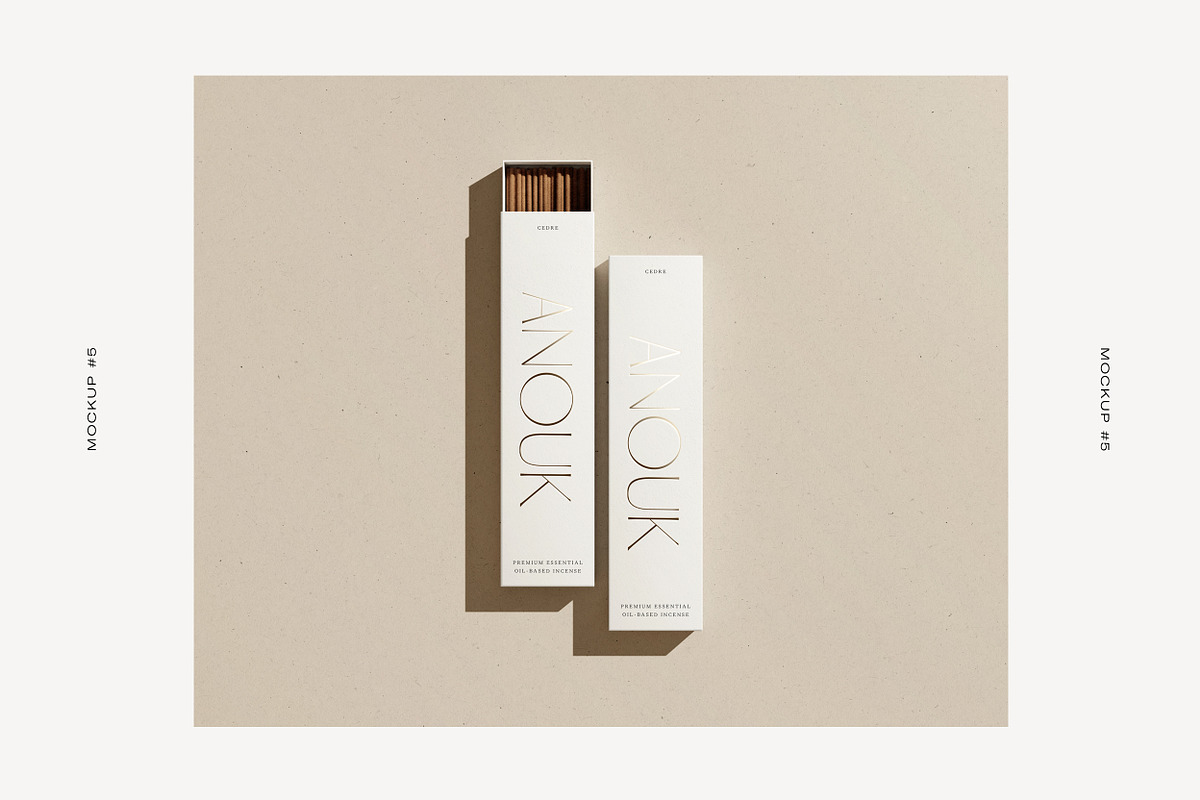 Incense Packaging Mockups – Anouk, a Packaging Mockup by October November (Photo 6 of 10)