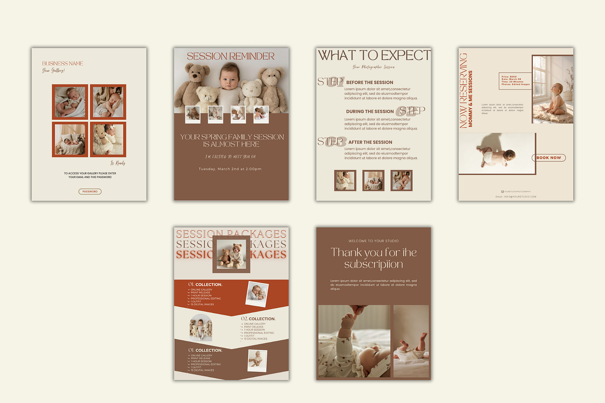 Newborn Photography Client Bundle, a Print Template by Prodesign (Photo 3 of 6)