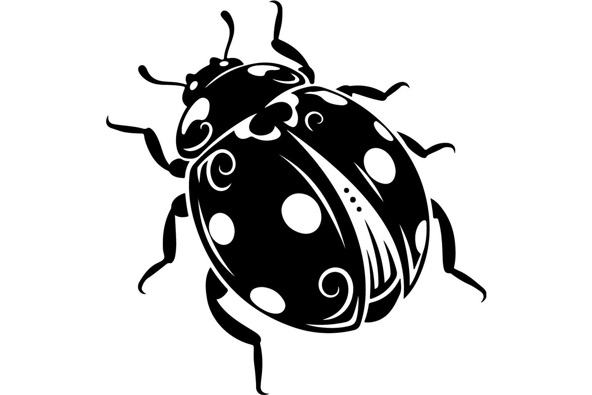 Ladybug Silhouette, an Object Graphic by Designer_Momina (Photo 8 of 20)
