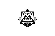 Floral Ornament Silhouette Bundle, an Illustration by BIPLOB EXPERT (Thumbnail 2 of 51)